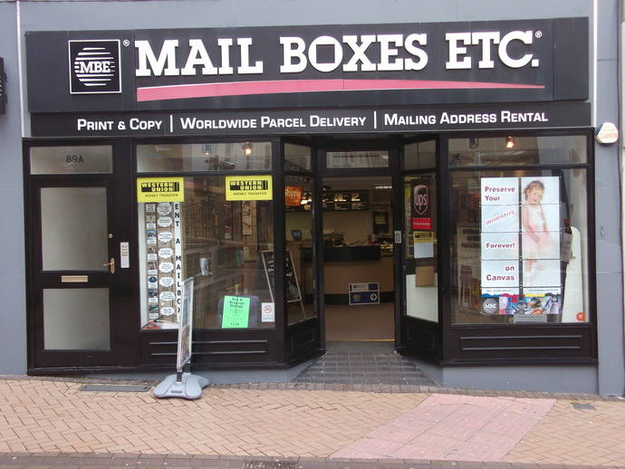 Un centro de Mail Boxes.