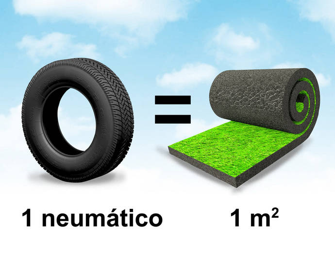 TNU crea campaña para informar de su trabajo con los neumáticos usados