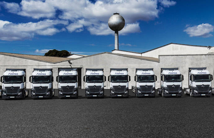 Alonso adquiere 100 Mercedes Benz Actros 1845