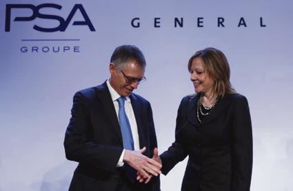 El grupo PSA Peugeot Citroën adquiere Opel/Vauxhall