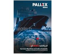 Cartel que anuncia el nuevo servicio marítimo de Pall-Ex