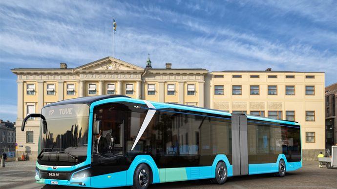 75 buses eléctricos MAN Lion's City a Gotemburgo y Estocolmo