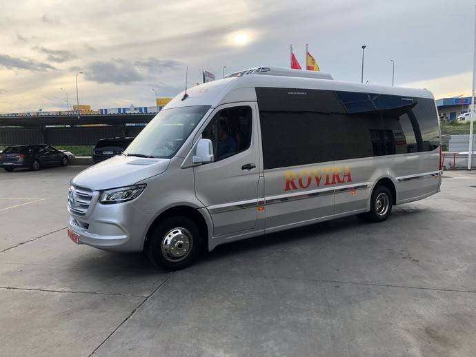 El nuevo microbús de Autocars Rovira.