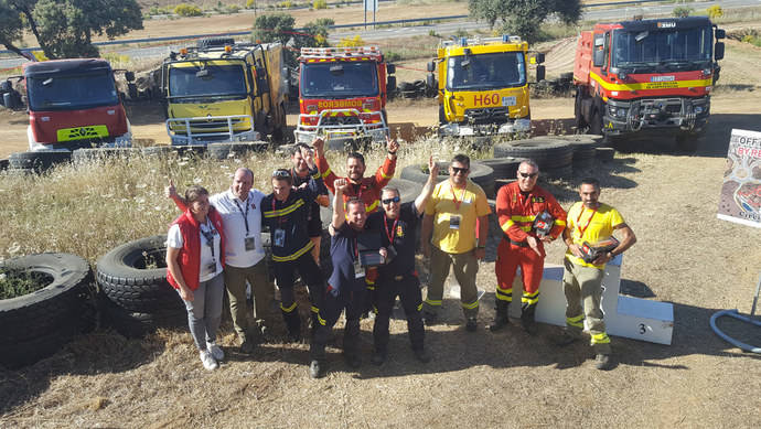 Renault Trucks corona a los mejores conductores forestales de bomberos