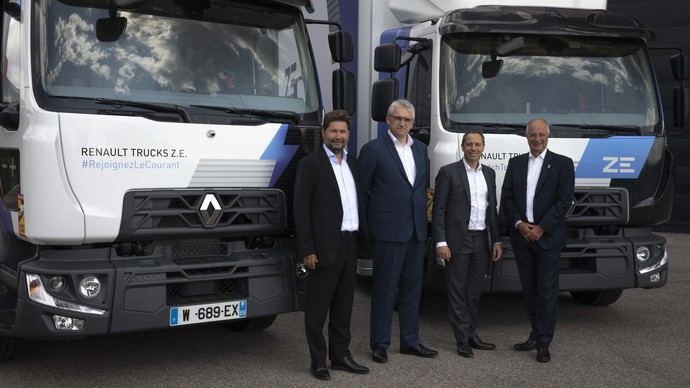 Renault entrega 20 camiones eléctricos Renault Trucks D Z.E