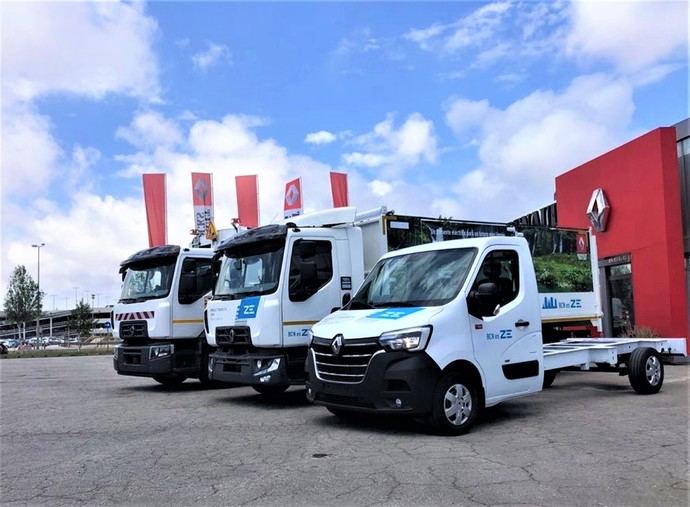 La red Renault Trucks, certificada para electromovilidad