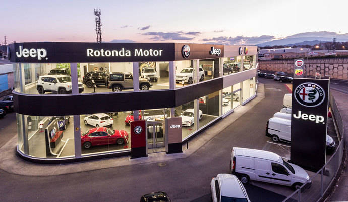 La renovada sede de Rotonda Motor.