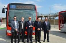 Presentación de los nuevos autobuses urbanos de Alicante