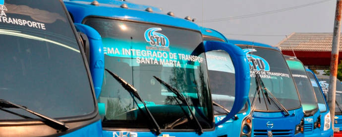 Autobuses de la ciudad de Santa Marta (Colombia).