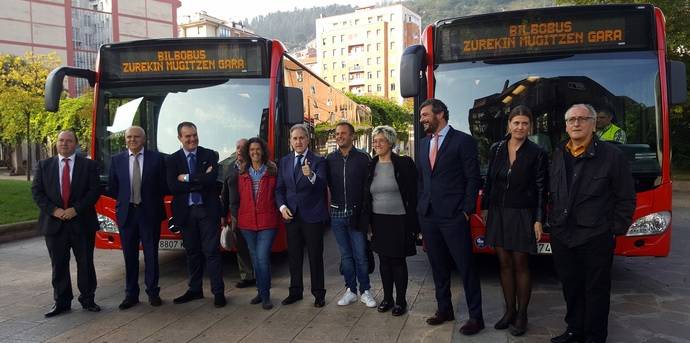 Bilbao incorpora los primeros vehículos híbridos a su flota de Bilbobus