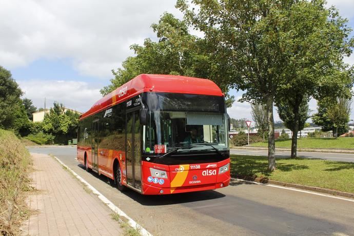 Scania suministra los primeros buses de biometano en Zaragoza