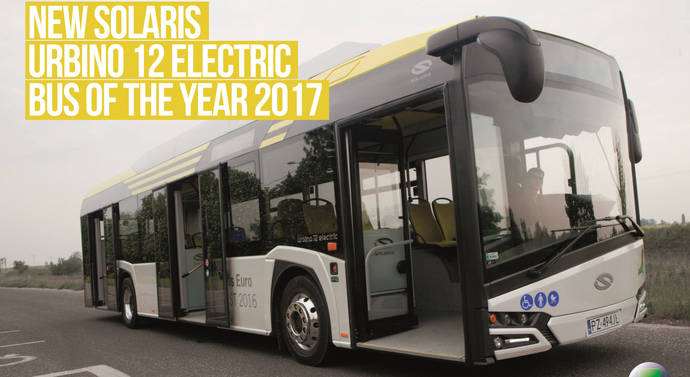 El nuevo Solaris Urbino 12 eléctrico cuenta con baterías de 240 kwh y dos sistemas de recarga.