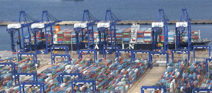 Terminales de contenedores del Puerto de Algeciras