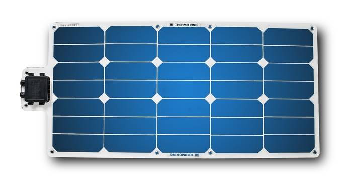 Los paneles solares ThermoLite de Thermo King aseguran una carga continua