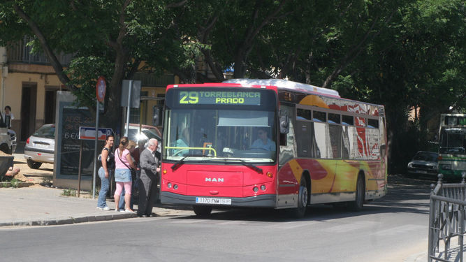 Un autobús de Tussam.