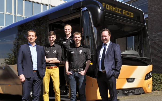 VDL Bus & Coach y Team FAST desarrollarán el primer autobús del mundo que funcione con ácido fórmico