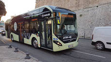Bus híbrido eléctrico de Volvo en Curitiba