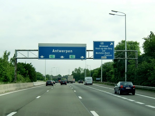 Una autopista belga.