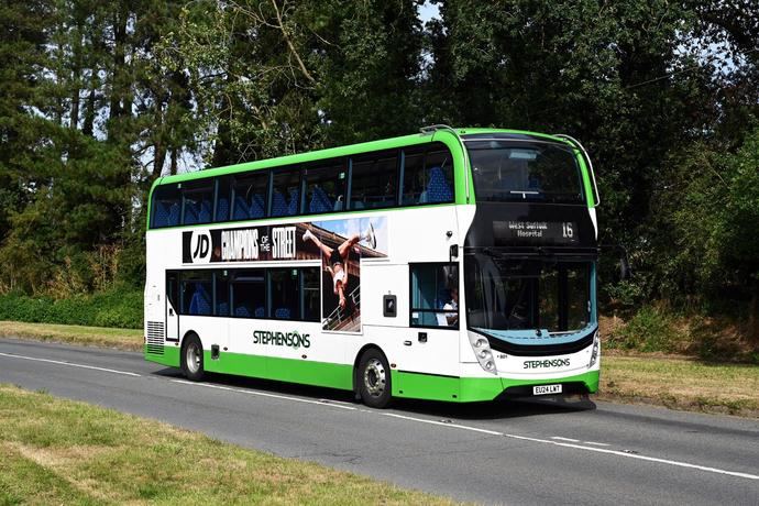 Alexander Dennis entrega cinco Enviro400 a Stephensons of Essex