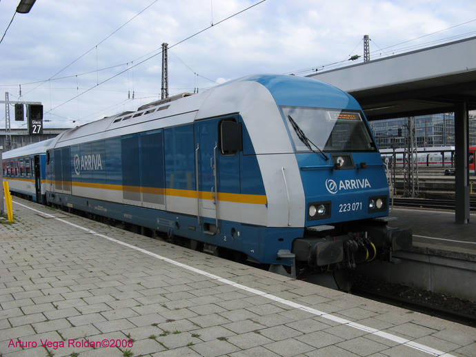 Arriva ya presta servicios ferroviarios en otros países.