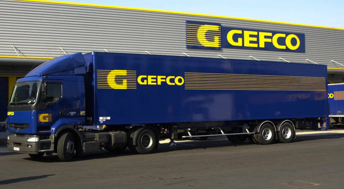 Un camión de Gefco.