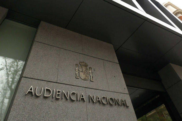 Fachada de la Audiencia Nacional.