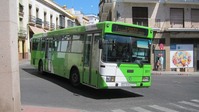 Un autobús urbano de la ciudad de Córdoba.