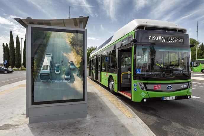Toyota y Alsa: primera línea de autobús urbano de hidrógeno en España