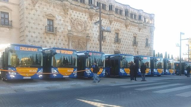 Autobuses urbanos de la ciudad de Guadalajara.