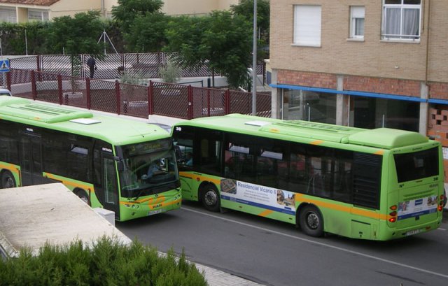 Autobuses urbanos de la urbe de Ciudad Real.