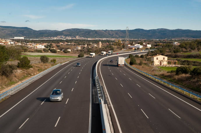 Una autopista española.