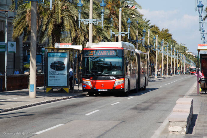 Transportistas se manifiestan en Barcelona tras la aprobación de las ZBS
