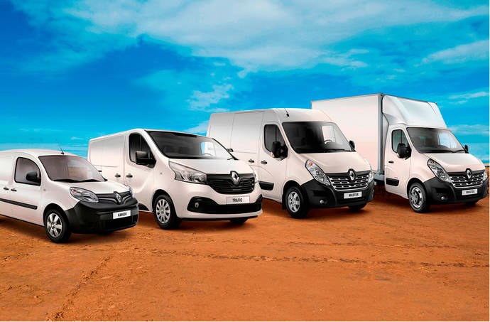 Vehículos comerciales de Renault.