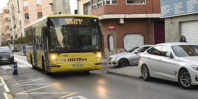 Autobús urbano de la ciudad de Villarreal.