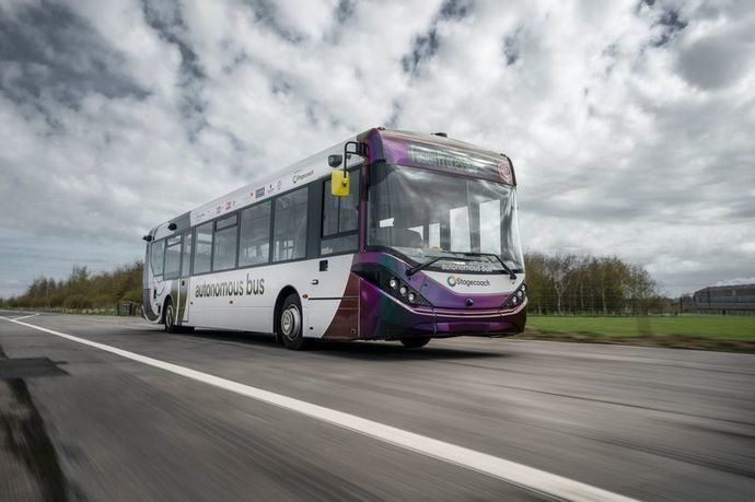 Primeros buses 'sin conductor' en pruebas esta semana es Escocia