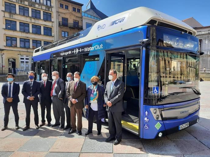 Oviedo, primera ciudad española con bus de hidrógeno cero emisiones