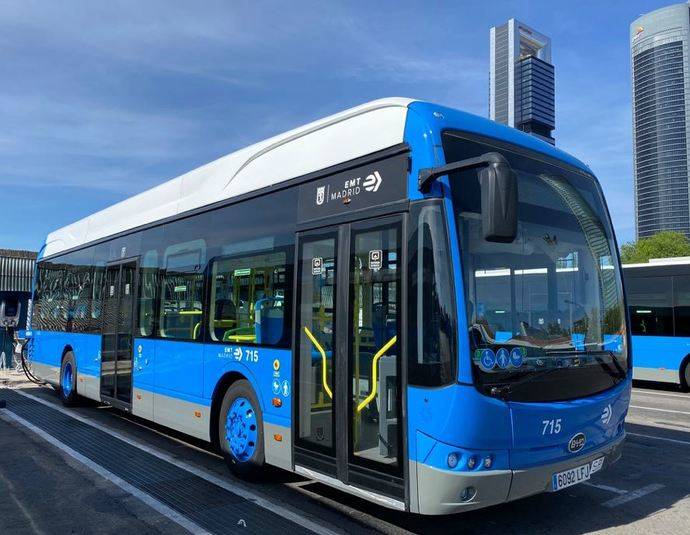 30 autobuses del modelo BYD K9UB recorrerán las calles de Madrid.