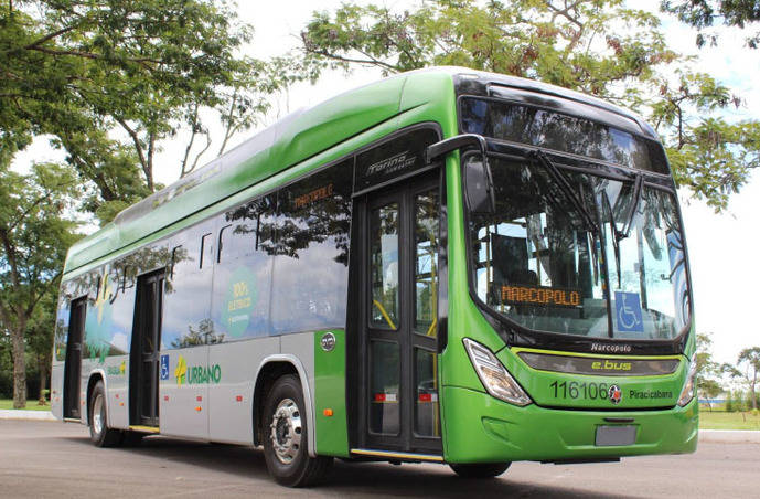 El autobús de BYD en Brasilia.