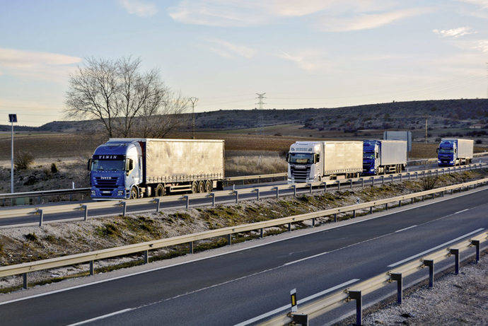 DGT: restricciones en la AP-1/A-1N-1 en Burgos para camiones que vayan a la frontera