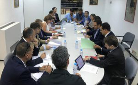 Imagen de la reunión mantenida por CETM-Madrid con el Director General de Trabajo de la Comunidad, Ángel Jurado Segovia.