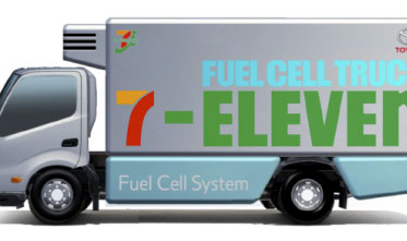 Toyota cuerda con 7-Eleven un proyecto para implantar camiones de pila de hidrógeno