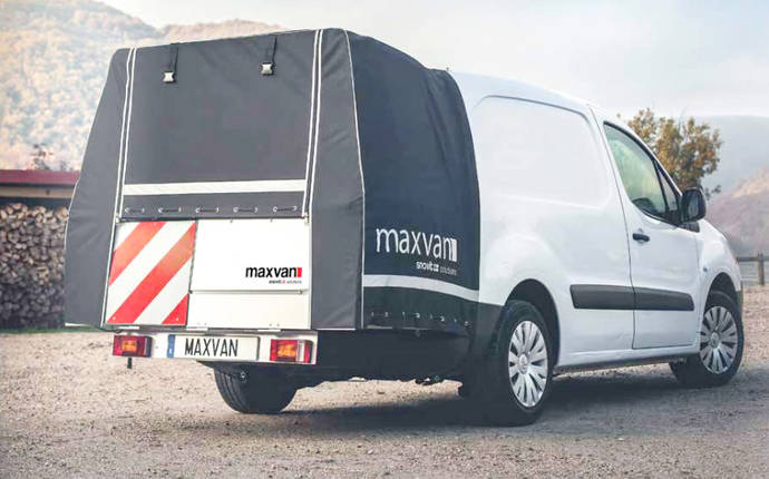 Snovit crea el sistema maxvan para ampliación de carga en furgonetas