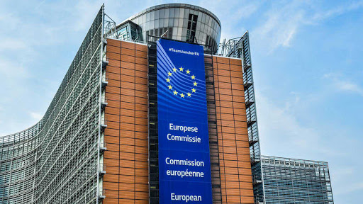 Fachada de la Comisión Europea.