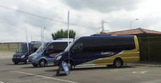 Autobuses de la flota de Autobuses Cuadra