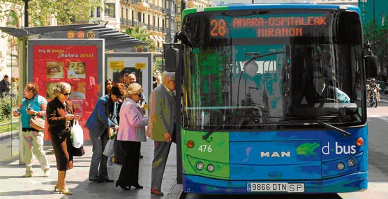 Gran utilización de los autobuses de Dbus en la inauguración de San Sebastian 2016