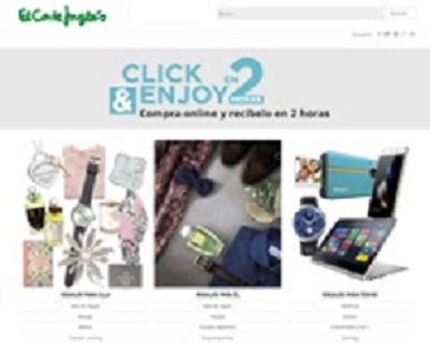 El Corte Inglés lanza un servicio de compra ‘online’ con entrega en sólo dos horas