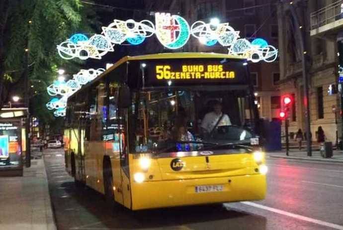 Un autobús de Murcia.