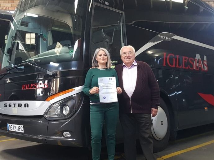 Autocares Iglesias obtiene la Certificación Q de Calidad Turística