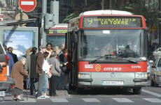 El transporte vía bus pierde fuerza en toda España