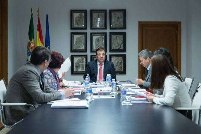 Reunión del Consejo de Gobierno de la Junta de Extremadura.